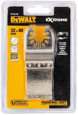 Osprzt do narzdzia wielofunkcyjnego DeWalt Brzeszczot diamentowy zagbieniowy EXTREME 32x40 mm