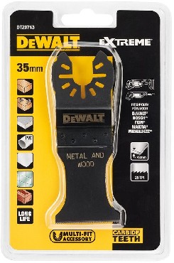 Osprzt do narzdzia wielofunkcyjnego DeWalt Brzeszczot EXTREME z wglika 35x39 mm