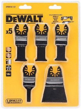 Osprzt do narzdzia wielofunkcyjnego DeWalt Zestaw 5 brzeszczotw do drewna