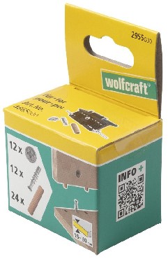 Materiay eksploatacyjne Wolfcraft Do pocze skrcanych 4665000