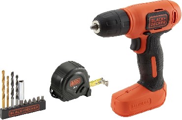 Akumulatorowa wiertarko-wkrtarka Black&Decker BDCD8GPA - akumulator 7.2V/1.5Ah + akcesoria