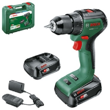 Akumulatorowa wiertarko-wkrtarka Bosch Universal Drill 18V-60 - 2 akumulatory 18V/2.0Ah