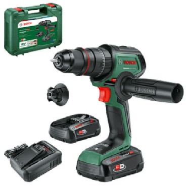 Akumulatorowa wiertarko-wkrtarka udarowa Bosch Advanced Impact 18V-80 Quicksnap - 2 akumulatory 18V/2.5Ah