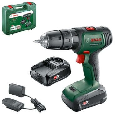 Akumulatorowa wiertarko-wkrtarka udarowa Bosch Universal Impact 18V - 2 akumulatory 18V/1.5Ah
