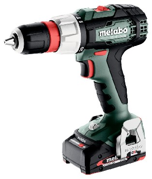 Akumulatorowa wiertarko-wkrtarka udarowa Metabo SB 18 L Quick - 2 akumulatory Li-Power 18V/2.0Ah + metaBOX