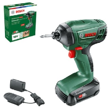 Akumulatorowa zakrtarka udarowa Bosch Advanced Impact Drive 18 - 1 akumulator 18V/1.5Ah