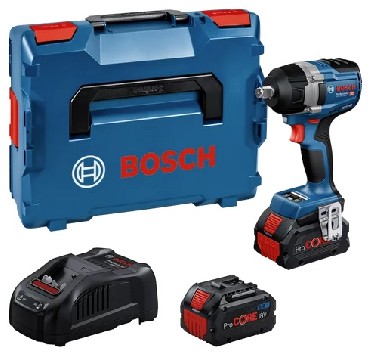 Akumulatorowa zakrtarka udarowa Bosch GDS 18V-750 C - 2 akumulatory ProCORE 18V/8.0Ah + L-BOXX