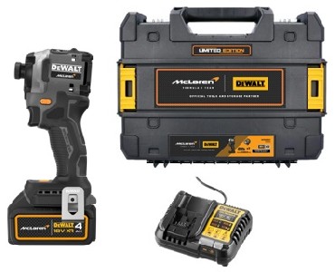 Akumulatorowa zakrętarka udarowa DeWalt DCF85MM1T BRUSHLESS - 1 akumulator 18V/4.0Ah McLaren F1 TEAM