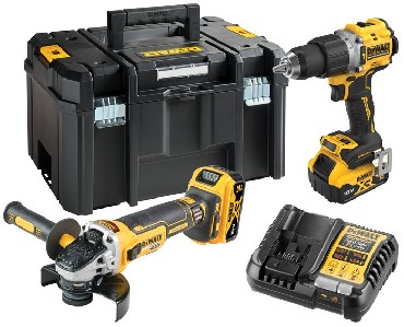 ZESTAW 18V DeWalt DCK2026P2T BRUSHLESS - 2 akumulatory 18V/5.0Ah