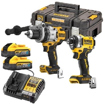 ZESTAW 18V DeWalt DCK2200H2T BRUSHLESS - 2 akumulatory POWERSTACK 18V/5.0Ah