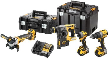 ZESTAW 18V DeWalt DCK429P3T BRUSHLESS - 3 akumulatory 18V/5.0Ah