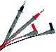 Przew�d pomiarowy PANCONTROL Przew�d pomiarowy z odkr�canymi ko�c�wkami spr�ynowymi fi 4 mm d�. 120 cm do urz�dze� 10A
