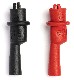 Zaciski krokodylkowe PANCONTROL Zaciski krokodylkowe do nak�adania na ko�c�wki pomiarowe fi 4mm