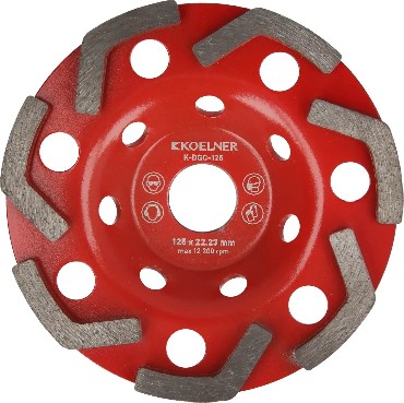 Diamentwa tarcza garnkowa Rawlplug �ciernica diamentowa do betonu 125x22.23 mm
