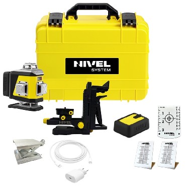 Laser krzy�owy Nivel System CL4R LCD + statyw SJJM1EX + czujnik CLS300