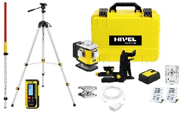 Laser krzy�owy Nivel System CL5R Bluetooth + statyw SJJM1EX + czujnik CLS300 + �ata LS24