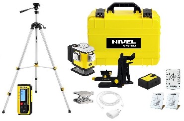 Laser krzy�owy Nivel System CL5R Bluetooth + statyw SJJM1EX + czujnik CLS300