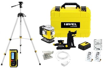 Laser krzy�owy Nivel System CL5V Bluetooth + statyw SJJM1EX + czujnik CLS300