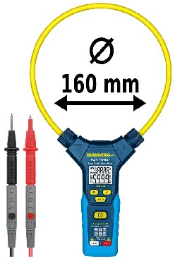 Cyfrowy c�gowy miernik pr�du PANCONTROL Elastyczne c�gi pr�dowe PAN 3000A+3000 A AC True RMS CAT IV 600V o - 160 mm