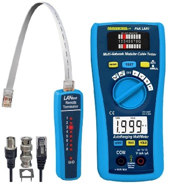 Multimetr cyfrowy PANCONTROL Multimetr cyfrowy Tester LAN PAN LAN1 CAT III 300 V / CAT II 600 V