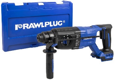 Akumulatorowa m�oto-wiertarka Rawlplug R-PRH18-26-S BRUSHLESS 18V + walizka (bez akumulatora i �adowarki)