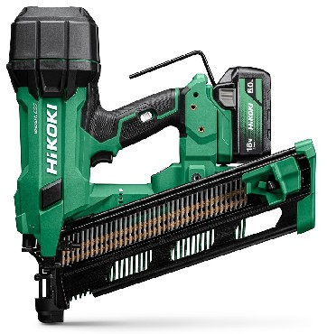 Akumulatorowa gwodziarka HiKOKI (dawniej Hitachi) NR1890DRA WQZ BRUSHLESS - 2 akumulatory 18V/5.0Ah + walizka HSC