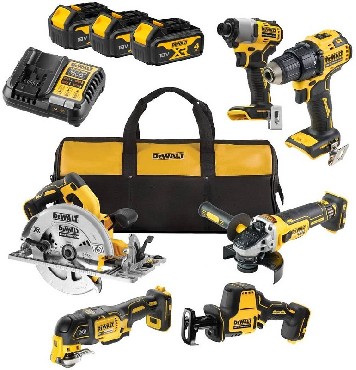 ZESTAW 18V DeWalt DCK608M3 BRUSHLESS - 3 akumulatory 18V/4.0Ah