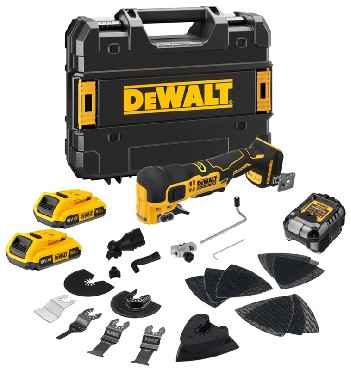 Akumulatorowe narz�dzie wielofunkcyjne DeWalt DCS358D2 BRUSHLESS - 2 akumulatory 18V/2.0Ah