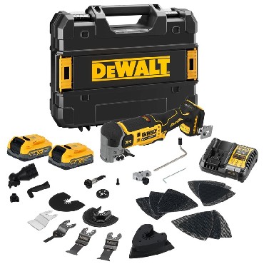 Akumulatorowe narz�dzie wielofunkcyjne DeWalt DCS359S2 BRUSHLESS - 2 akumulatory PowerStack 18V/3.5Ah