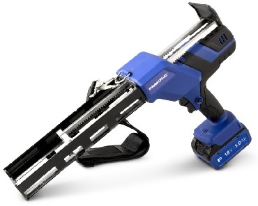 Akumulatorowy pistolet uszczelniaj�cy Rawlplug R-PCG18-SBS600-XS1 - 1 akumulator 18V/5.0Ah