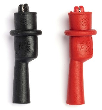 Zaciski krokodylkowe PANCONTROL Zaciski krokodylkowe do nak�adania na ko�c�wki pomiarowe fi 4mm