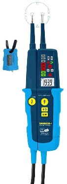 Pr�bnik napi�cia i po��cze� PANCONTROL Tester napi�cia / ci�g�o�ci PANMV-1000AD LED + LCD 12-1000 V AC/DC