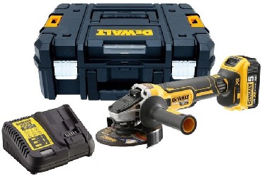Akumulatorowa szlifierka k�towa DeWalt DCG405P1 BRUSHLESS - 1 akumulator 18V/5.0Ah