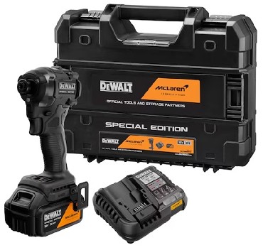 Akumulatorowa zakr�tarka udarowa DeWalt DCF86MP1T BRUSHLESS - 1 akumulator 18V/5.0Ah McLaren F1 TEAM