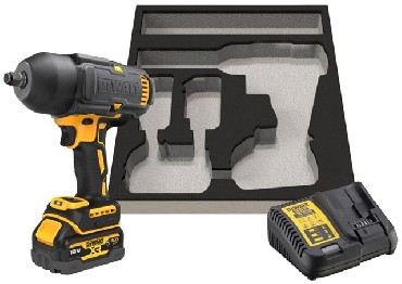 Akumulatorowy klucz udarowy DeWalt DCF900P1G BRUSHLESS - 1 akumulator 18V/5.0Ah olejoodporne