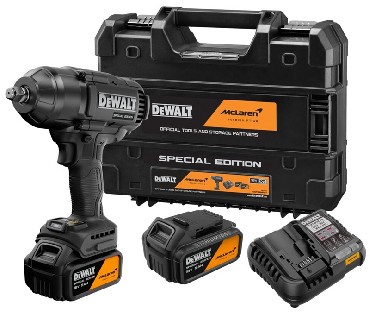 Akumulatorowy klucz udarowy DeWalt DCF99MP2T BRUSHLESS - 2 akumulatory 18V/5.0Ah McLaren F1 TEAM