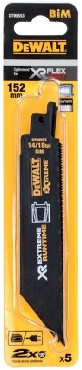 Zestaw brzeszczot�w DeWalt XR FlexVolt EXTREME RunTime BiM Metal 152 mm 14/18 TPI - 5 sztuk