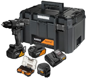 Akumulatorowa wiertarko-wkr�tarka udarowa DeWalt DCD86MP2KT BRUSHLESS - 2 akumulatory 18V/5.0Ah McLaren F1 TEAM
