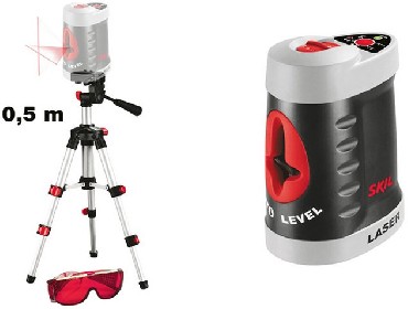 Laser krzyowy Skil 0515AB + statyw + okulary
