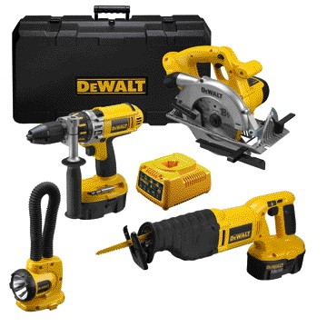 Zestaw narzędzi akumulatorowych DeWalt DC4PAKB