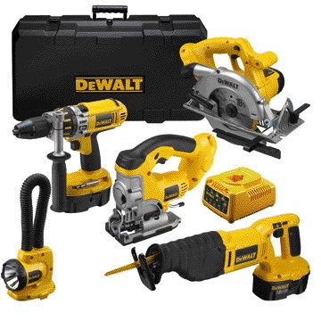 Zestaw narzędzi akumulatorowych DeWalt DC5PAKB