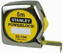 Miara zwijana Stanley Miara PowerLock Mylam chrom 10 m x 25 mm