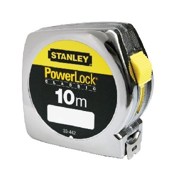 Miara zwijana Stanley Miara PowerLock chrom 10 m x 25 mm