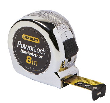 Miara zwijana Stanley Miara PowerLock BladeArmor chrom 8 m x 25 mm