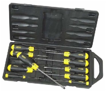 Zestaw wkrtakw Stanley CushionGrip Wkrtaki paskie i Phillips - 10 sztuk