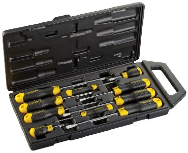 Zestaw wkrtakw Stanley CushionGrip Wkrtaki rwnolege i Pozidriv - 10 sztuk