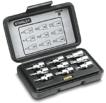 Zestaw nasadek Stanley Nasadki Torx 1/2 cala - 9 sztuk