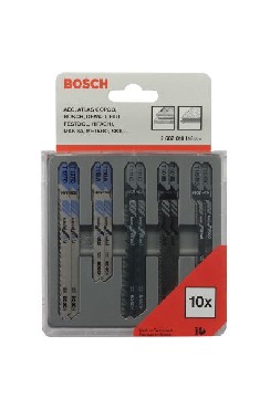 Zestaw brzeszczotw Bosch Wood Metal Alu Expert 10-czciowy