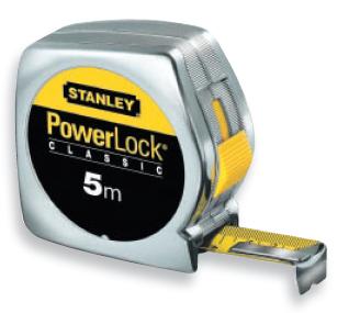 Miara zwijana Stanley PowerLock 8m x 25mm obudowa z tworzywa