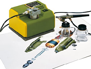 Kompresor z aerografem Proxxon MK 240 + AB100